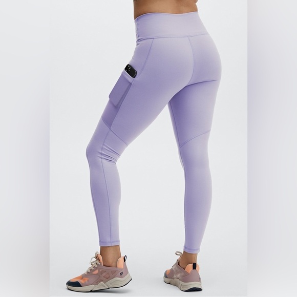 Fabletics Purple High-Performance Leggings - Picture 3 of 5